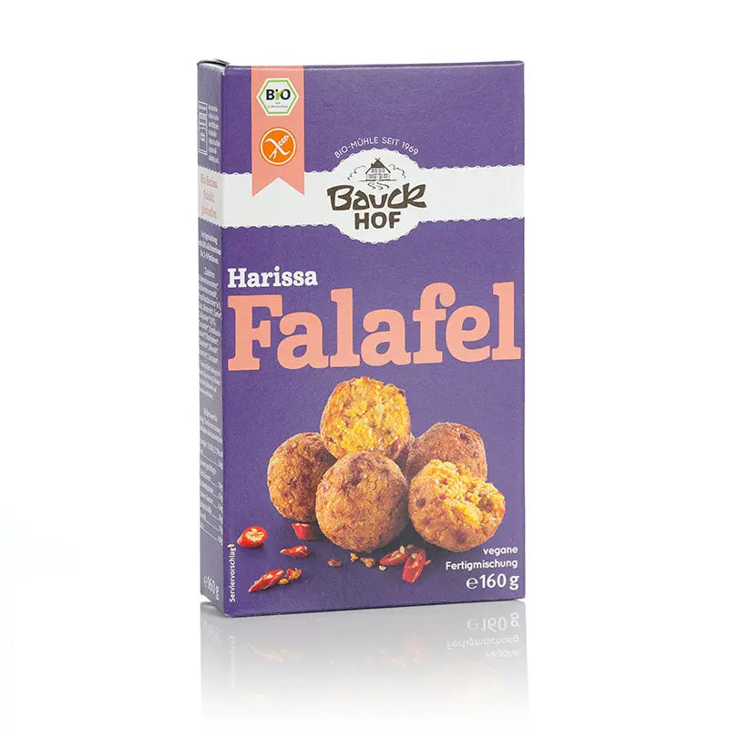 Bio Bauck Mühle Falafel Harissa glutenfrei 160g