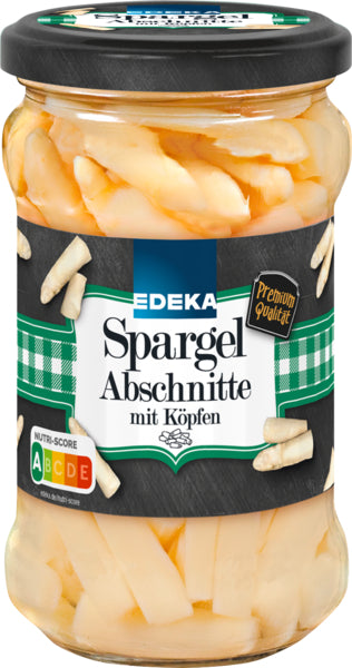 EDEKA Spargelabschnitte weiß geschält 280g