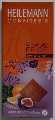 Heilemann Edelvollmilch-Tafelschokolade Feige-Orange 80g