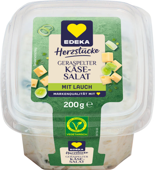 EDEKA Herzstücke Käseraspelsalat mit Lauch 200g