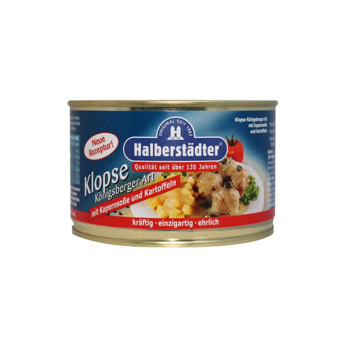 Halberstädter Königsberger Klopse in Kapernsauce mit Kartoffeln 400g