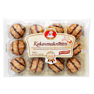 Patisserie Matheo Kokosmakronen Kakao 200g