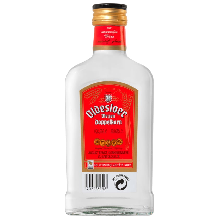 Oldesloer Doppelkorn 38% 0,2l