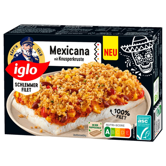 ASC Iglo Schlemmer-Filet Mexicana mit Knusperkruste 380g