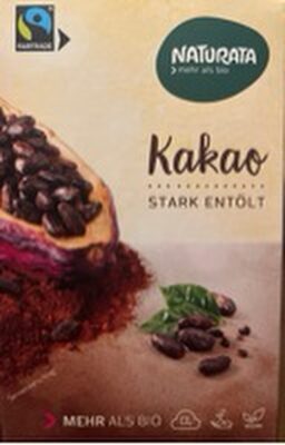 Bio Naturata Kakao stark entölt 125g