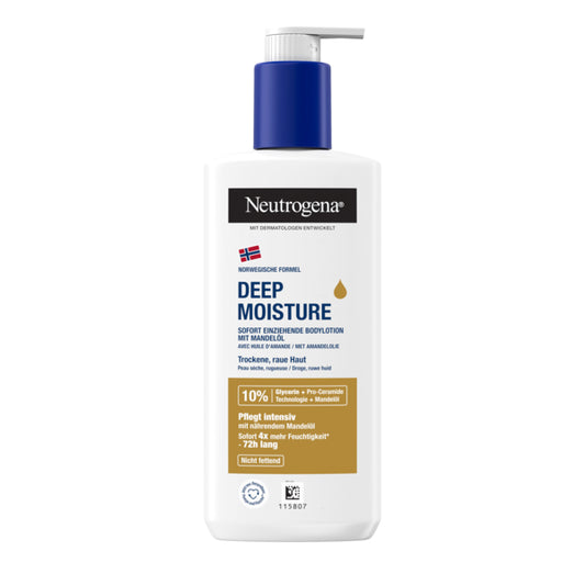 Neutrogena Norwegische Formel Deep Moisture Bodylotion Mandelöl 250ml