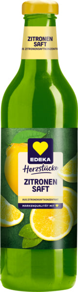 EDEKA Herzstücke Zitronensaft aus Zitronensaftkonzentrat 0,75l