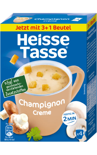 Heisse Tasse Champignoncreme 4ST für 600ml