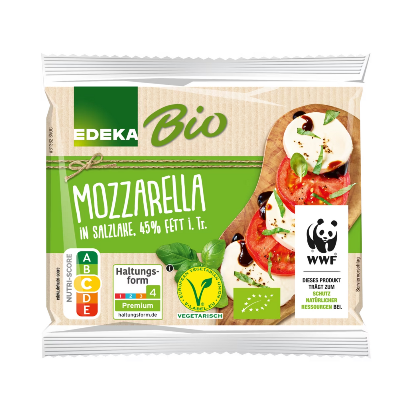 Bio EDEKA Mozzarella 45% 200g