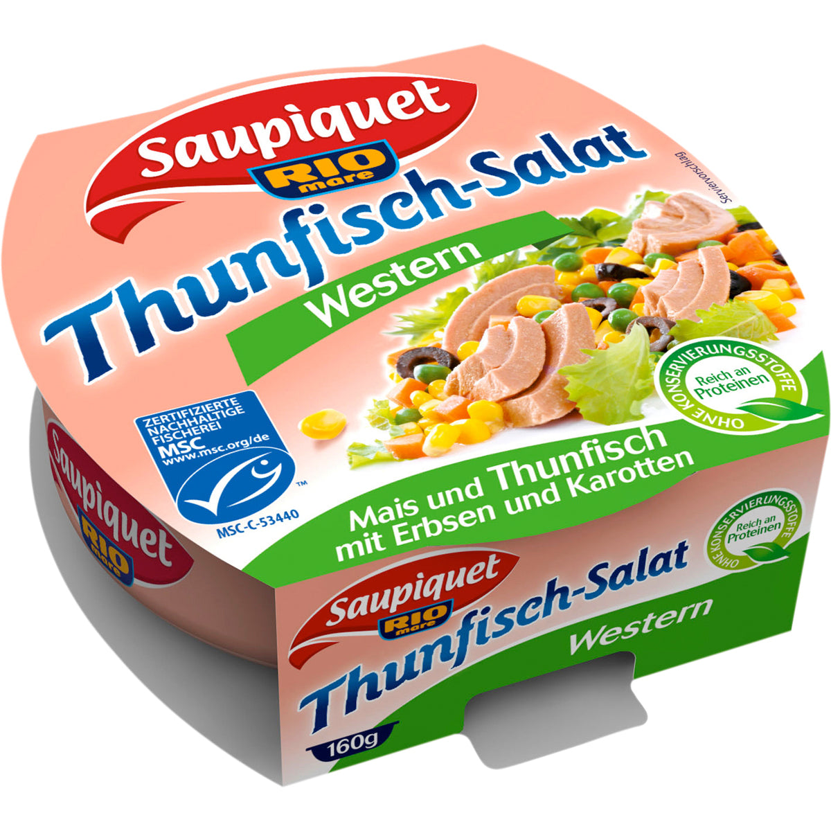 MSC Saupiquet Thunfisch-Salat Western 160g