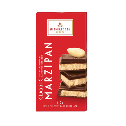 Niederegger Marzipan Tafel-Schokolade Classic Zartbitter 110g