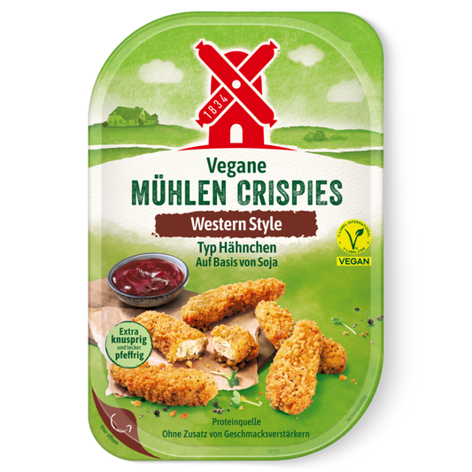 Rügenwalder vegane Mühlen Crispies Western Style 180g