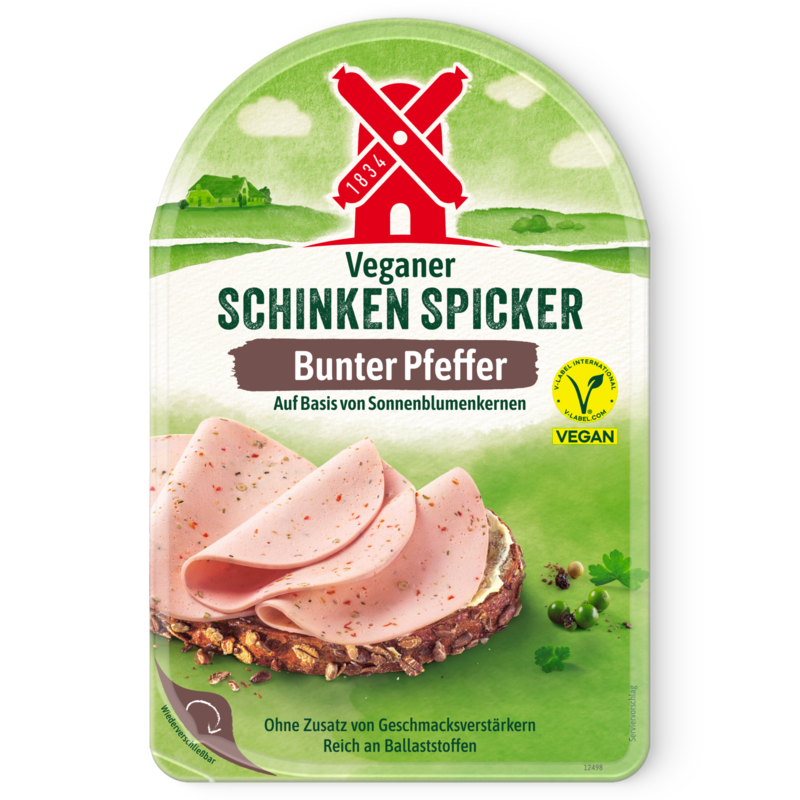 Rügenwalder Mühle Veganer Schinken Spicker Pfeffer 80g