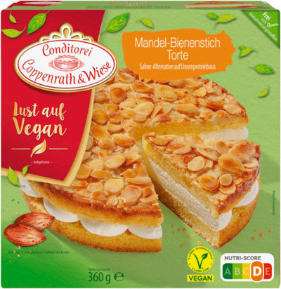 Coppenrath&Wiese Lust auf Vegan Mandel-Bienenstich-Torte 360g