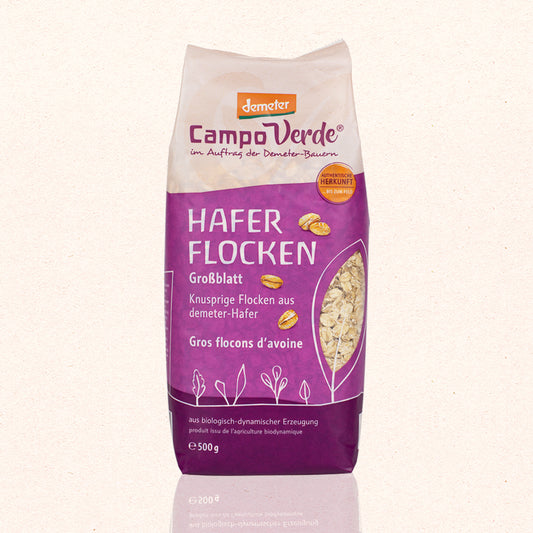 Demeter Campo Verde Haferflocken Großblatt 500g