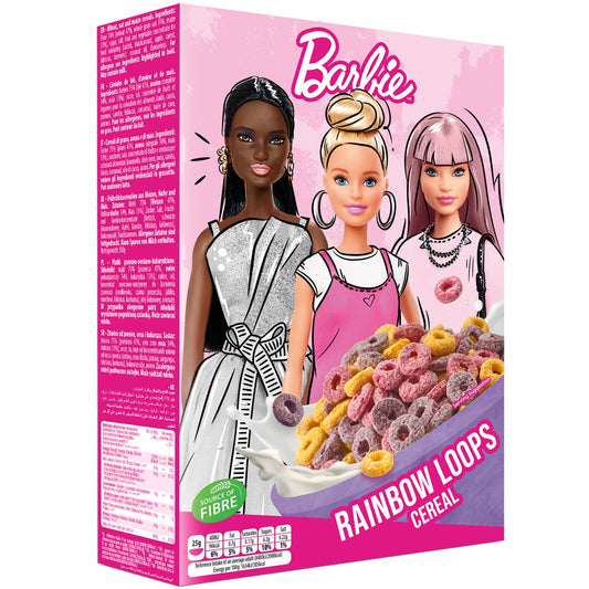 Barbie Rainbow Loops Cereal 350g