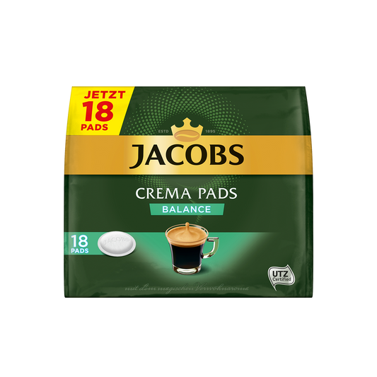 Jacobs Kaffee Pads balance 18ST 118g