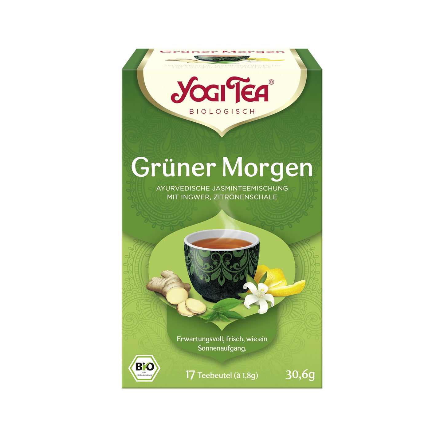 Bio Yogi Tea Grüner Morgen 17ST 30,6g