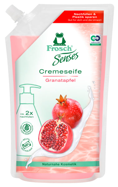 Frosch Cremeseife Senses Granatapfel 500ml