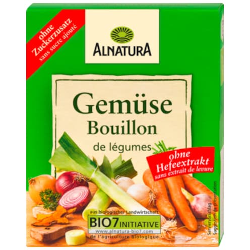 Bio Alnatura Gemüsebouillon Würfel 66g