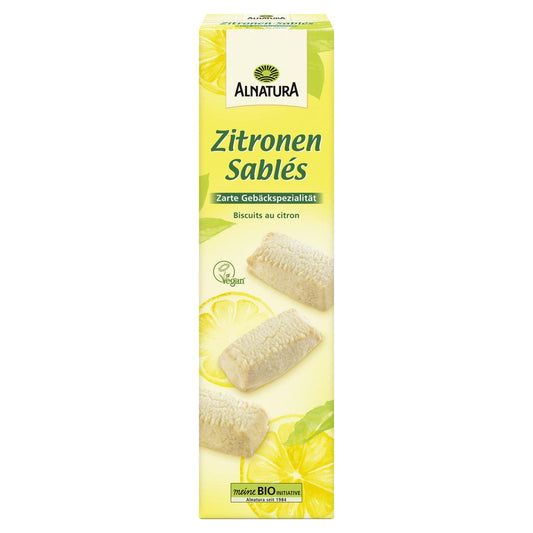 Bio Alnatura Zitronen Sables 110g