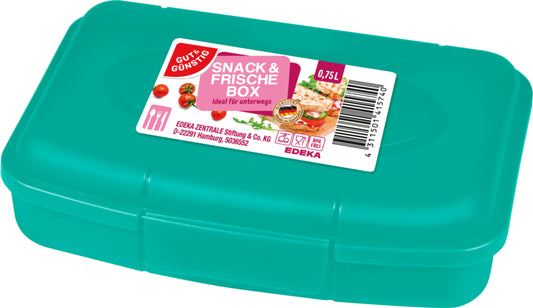 GUT&GÜNSTIG Snackbox petrol 0,75l