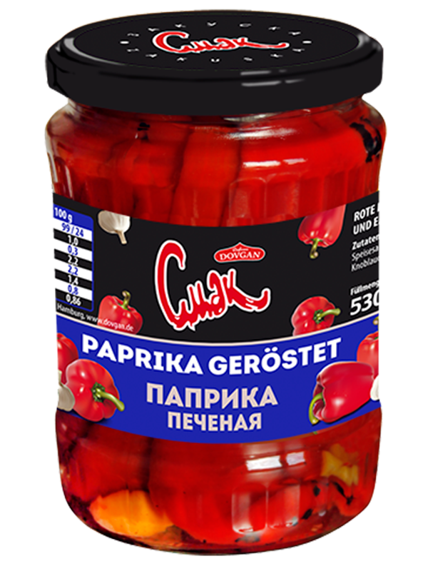 Dovgan Paprika geröstet 530g