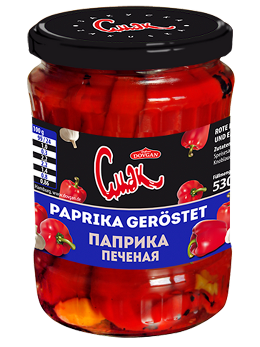 Dovgan Paprika geröstet 530g