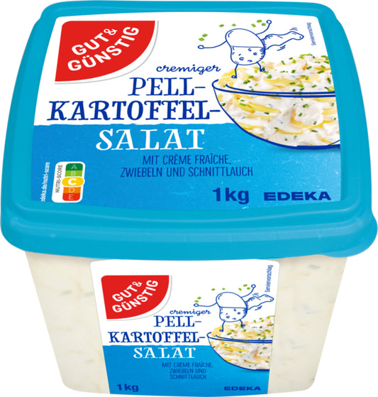 GUT&GÜNSTIG Pellkartoffelsalat mit Creme Fraiche 1kg