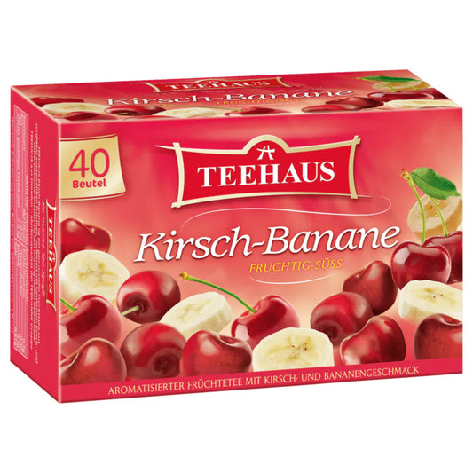 Teehaus Kirsch-Banane Tee 40ST 90g