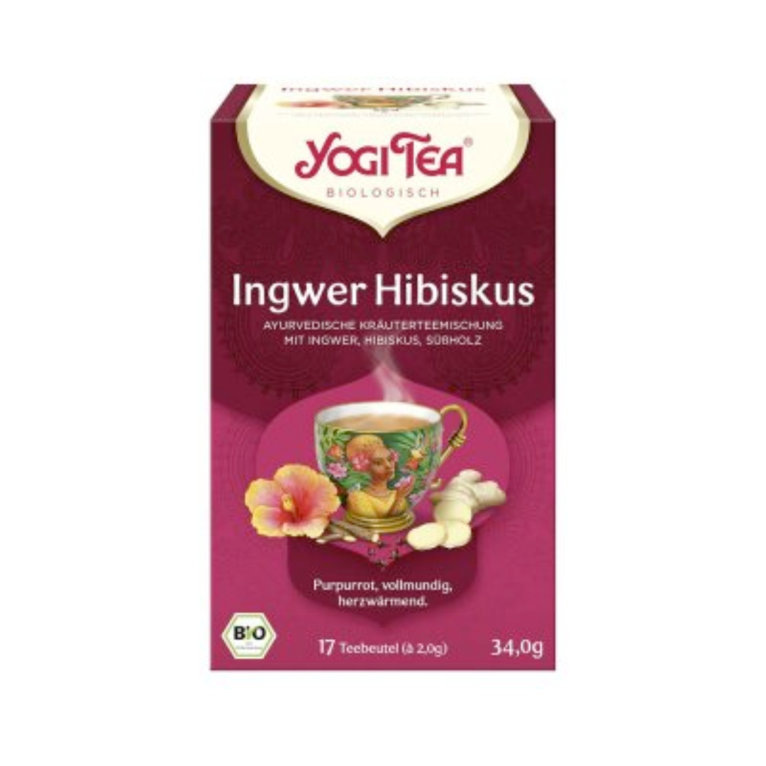 Bio Yogi Tea Ingwer Hibiskus 17ST 34g