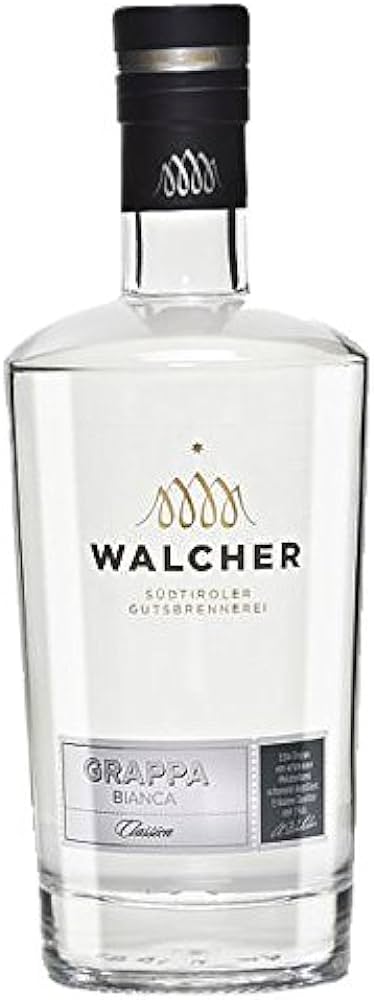 Walcher Grappa Bianca 38% 0,7l