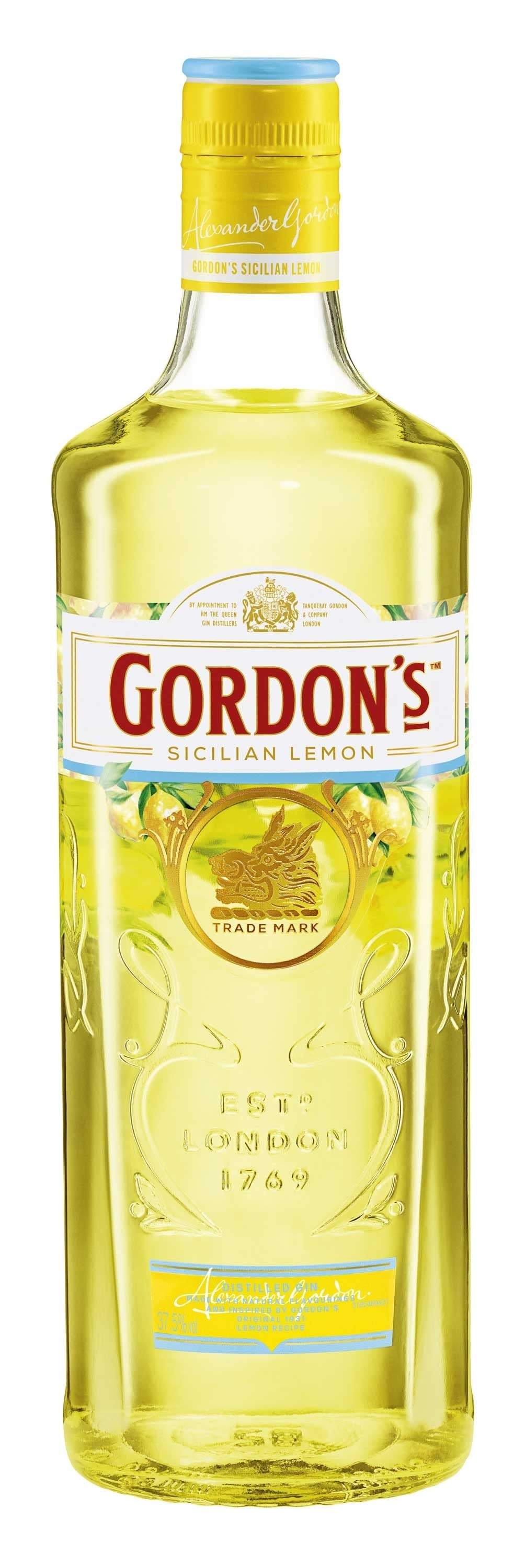 Gordon's London Dry Gin Sicilian Lemon 37,5% 0,7l