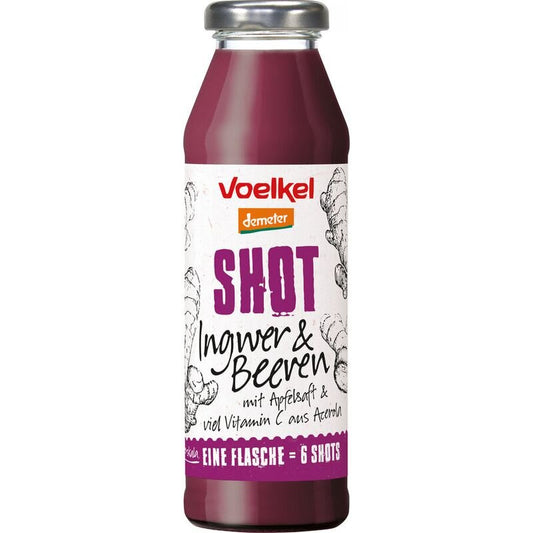 Demeter Voelkel Shot Ingwer&Beeren mit Vitamin C aus Acerola 0,28l