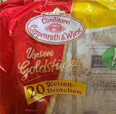 Coppenrath&Wiese Weizen Brötchen 20ST 1kg