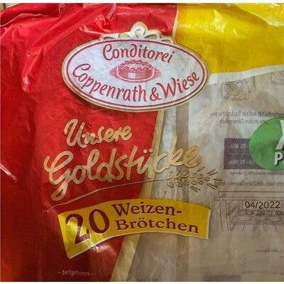 Coppenrath&Wiese Weizen Brötchen 20ST 1kg