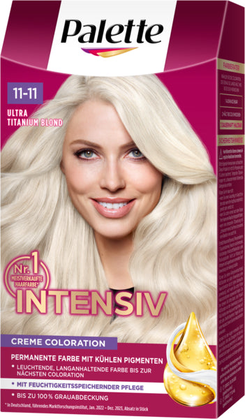 Palette Intensiv Creme Coloration Titanium Blond 11-11