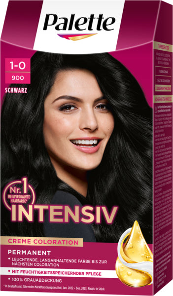 Palette Intensiv Creme Coloration schwarz 1-0/900