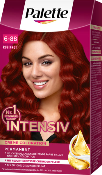 Palette Intensiv Creme Coloration Rubinrot 6-88