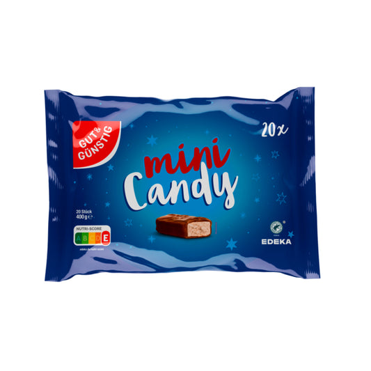 GUT&GÜNSTIG Mini-Schokoriegel Candy Cream 400g