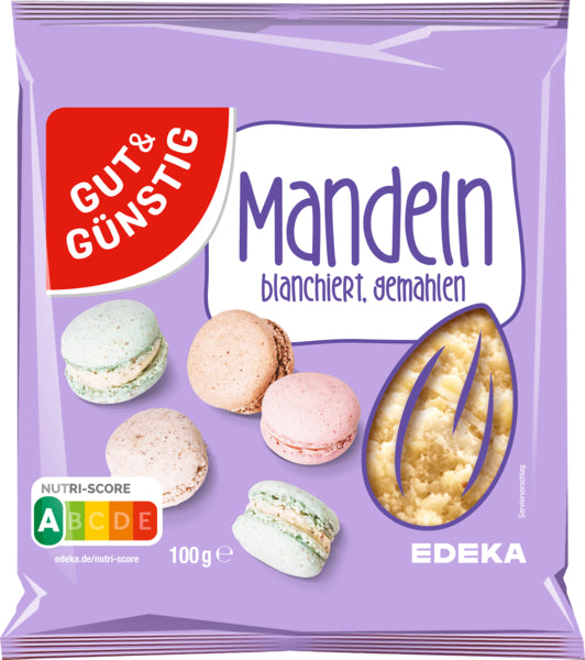 GUT&GÜNSTIG Mandeln gemahlen 100g