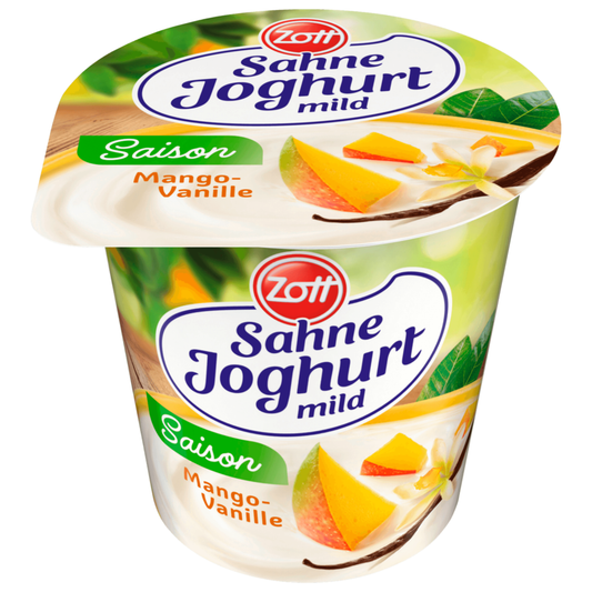 Zott Sahnejoghurt Mango-Vanille 150g