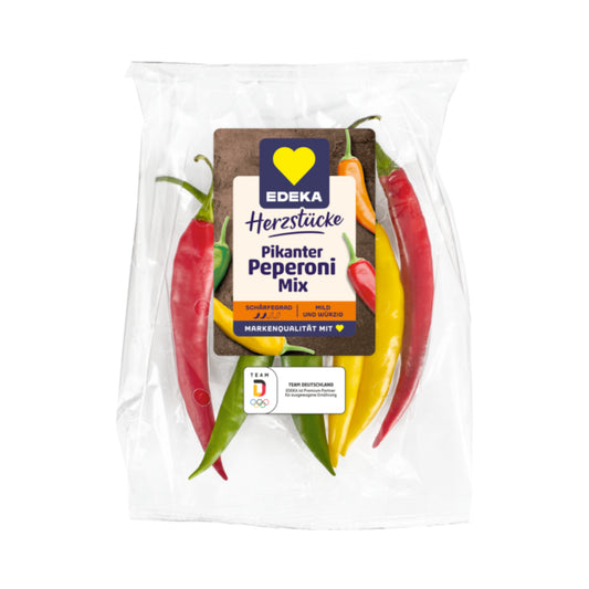 Peperoni Mix rot/grün/gelb Spanien Klasse I 50g Flowpack
