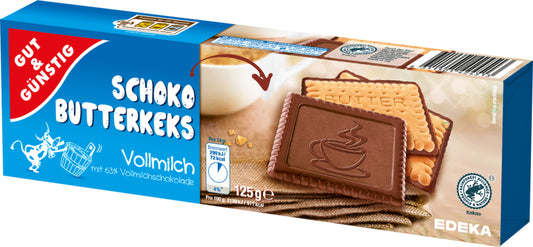 GUT&GÜNSTIG Schoko Butterkeks Vollmilch 125g