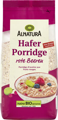 Bio Alnatura Hafer Porridge rote Beeren 500g