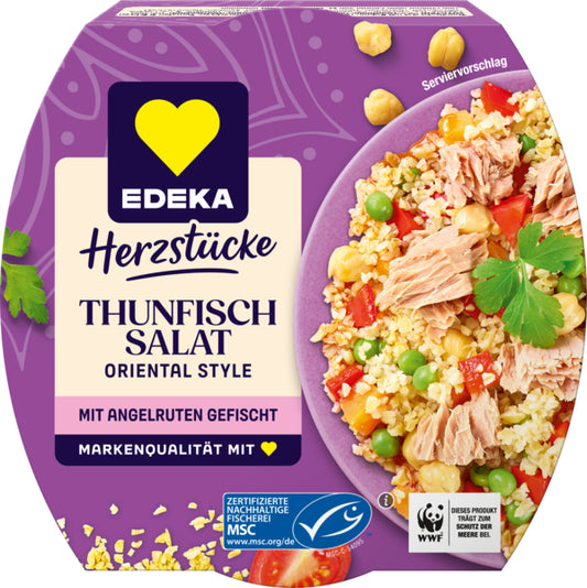 MSC EDEKA Herzstücke Thunfischsalat Oriental Style 160g