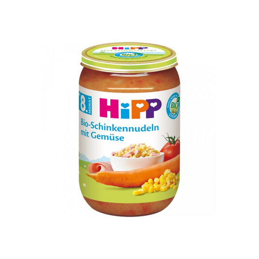 Bio Hipp Menü Schinkennudeln mit Gemüse ab dem 8.Monat 220g