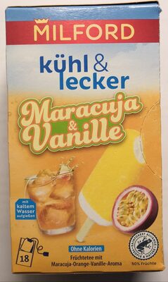 Milford kühl & lecker Maracuja-Vanille 18ST 40,5g