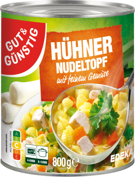 GUT&GÜNSTIG Hühnernudeltopf 800g