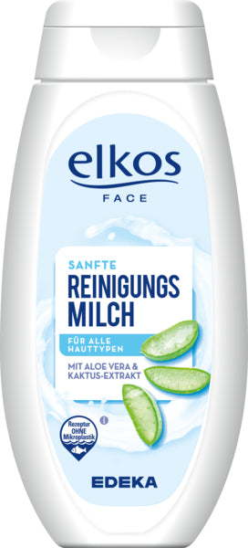 EDEKA elkos FACE Reinigungsmilch Aloe Vera 250ml